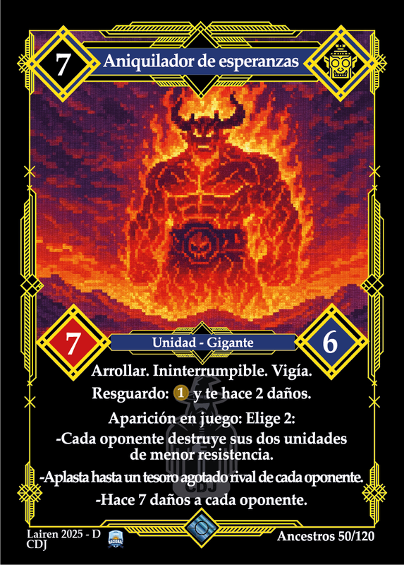 ANIQUILADOR DE ESPERANZAS