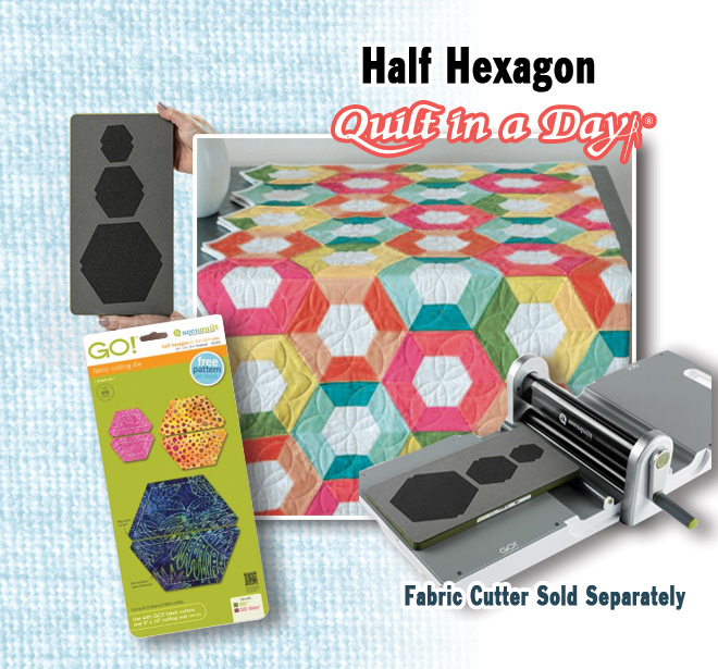 GO! Hexagon-4 1/2 Sides (4 1/4 Finished) - AccuQuilt