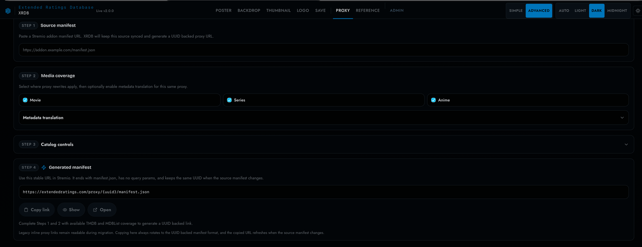 Proxy Addon
