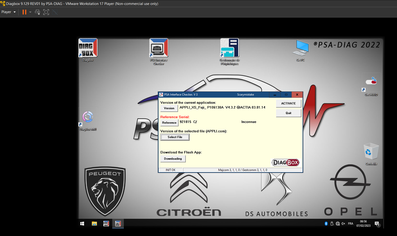 Psa interface Checker