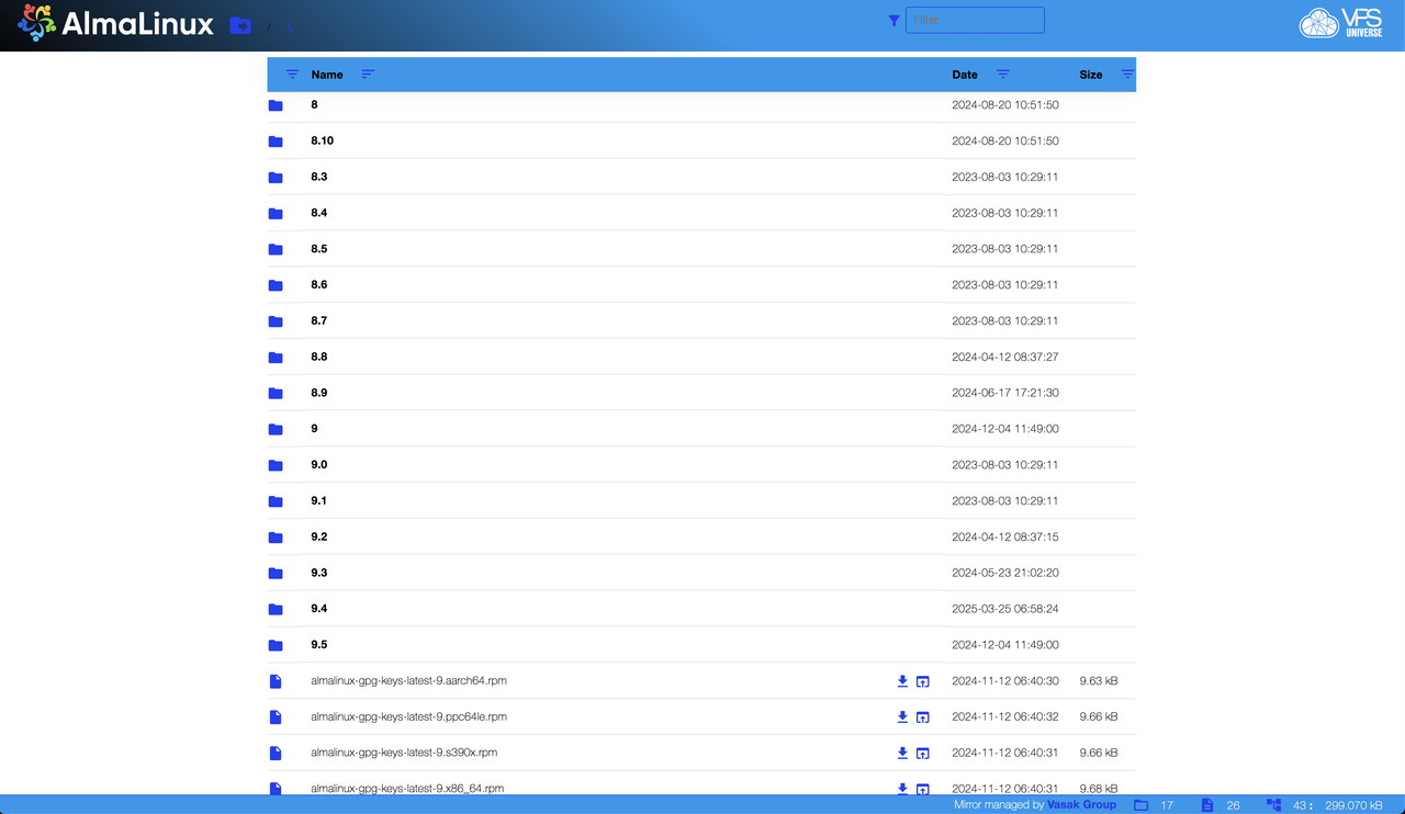 Theme NGINX para VPSUniverse