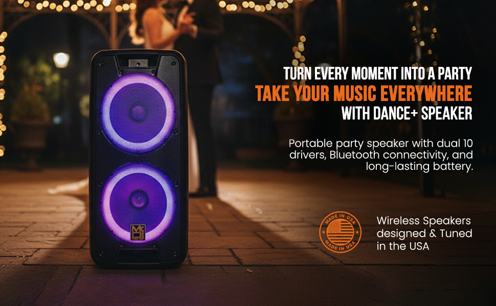 Party Speaker Banner