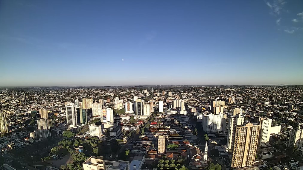 Campo Grande nesta manhã de segunda-feira