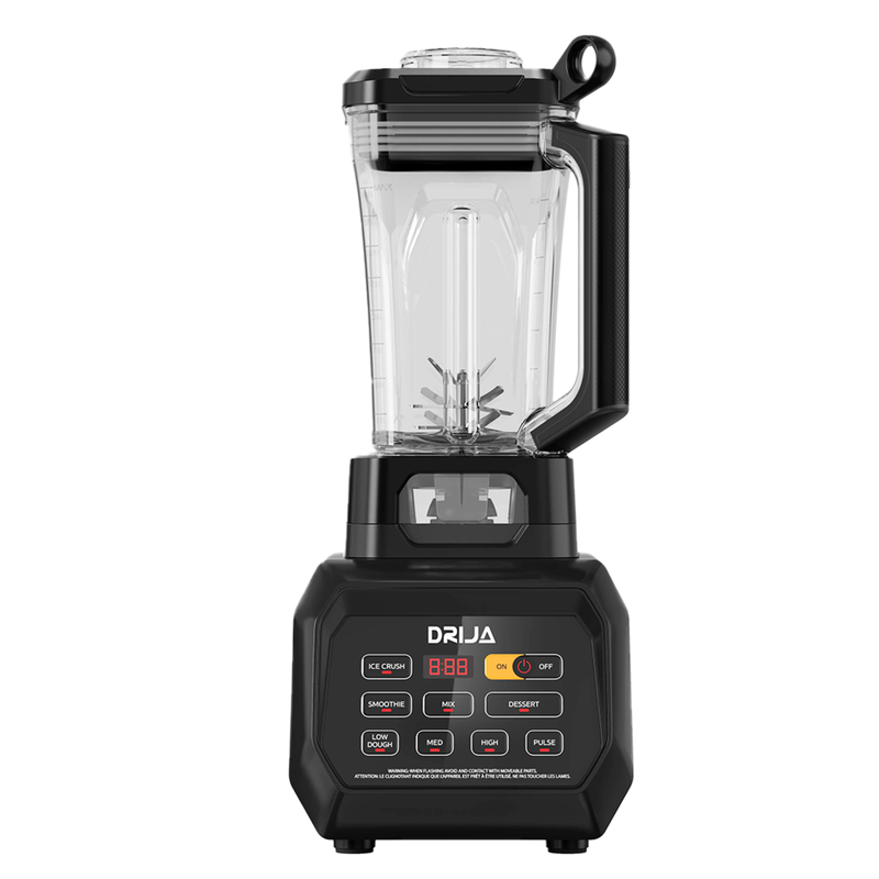 Licuadora Drija Miscelatore 1500W con jarra grande y vasos individuales.