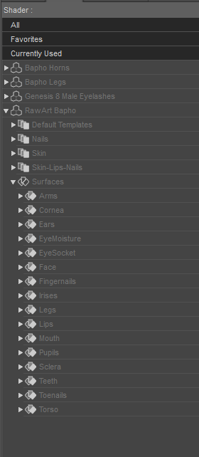Shader Panel