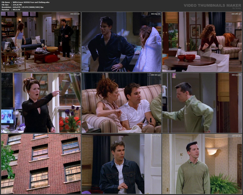Will & Grace S03E02 Fear and Clothing.mkv