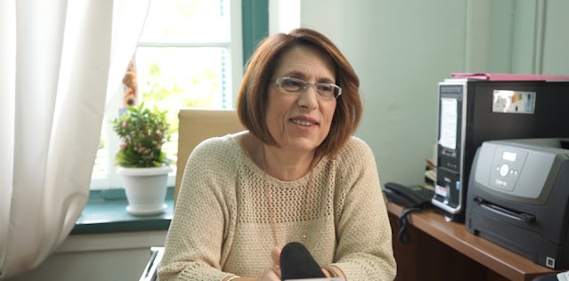 H ΠΡΩΗΝ ΠΡΟΪΣΤΑΜΕΝΗ  ΤΗΣ Α/ΘΜΙΑΣ ΧΙΟΥ ΥΠΟΨΗΦΙΑ ΓΙΑ ΠΡΟΕΔΡΟΣ ΤΗΣ ΝΟΜΑΡΧΙΑΚΗΣ ΤΗΣ ΝΔ ΣΤΗ ΛΕΣΒΟ