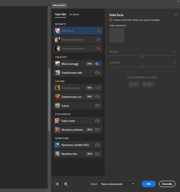 Adobe Photoshop Neural Filters 2023 - Ita