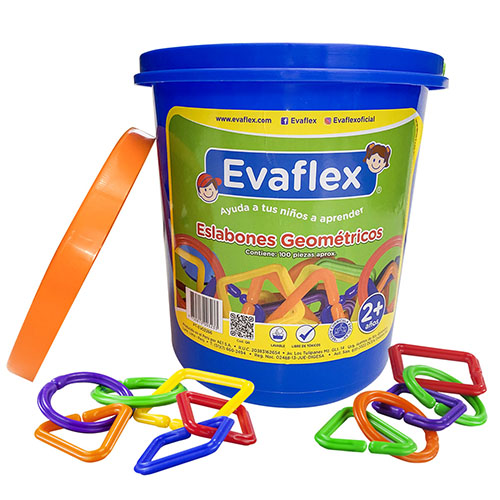BALDE ESLABONES GEOMTCOS C/100 PZAS