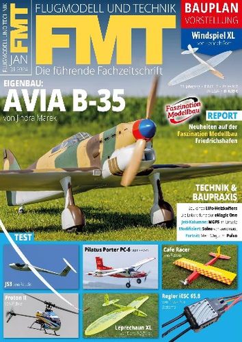 Cover: Fmt Flugmodell und Technik Magazin No 01 2024