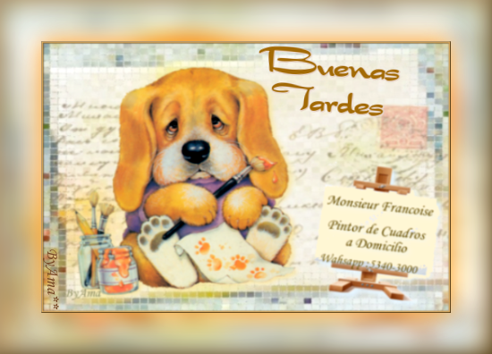 Monsieur Francoise Pintor de Cuadros a Domicilio  Tardes