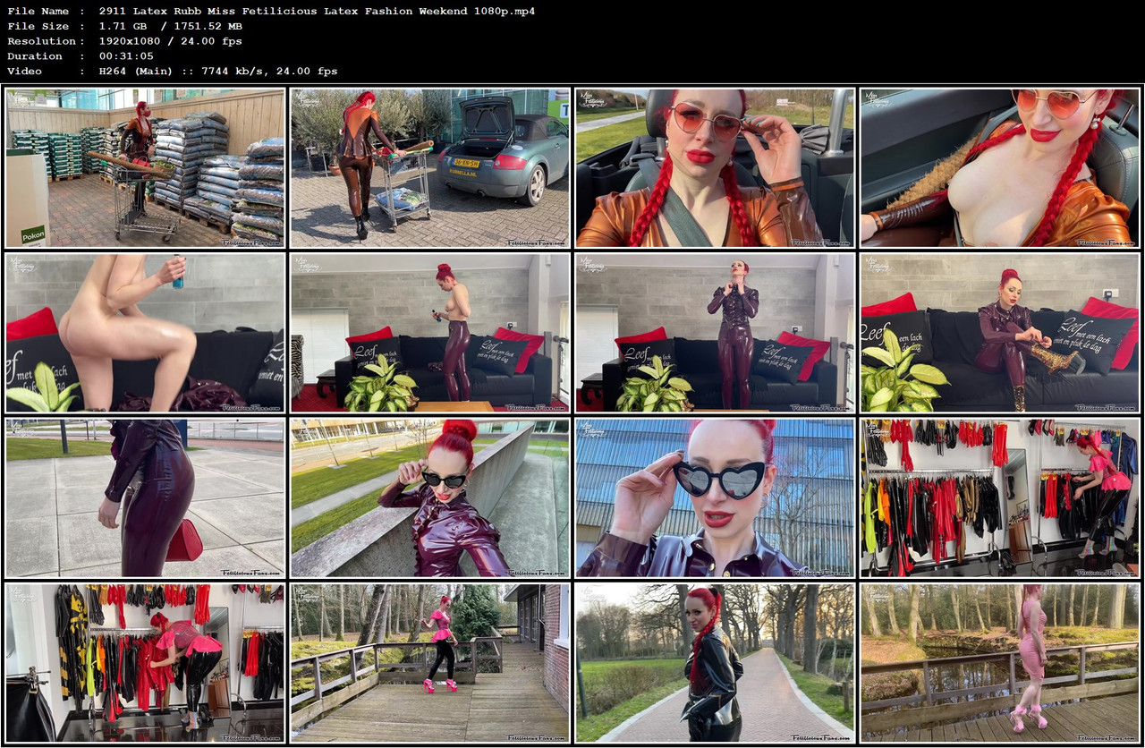 2911 Latex Rubb Miss Fetilicious Latex Fashion Weekend 1080p mp4