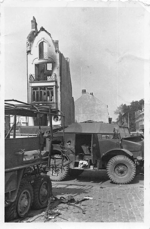 Engl. Panzerwagen Morris C8  Ouad Dünkirchen Fra