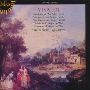 Purcell Quartet - Vivaldi Variations on ''La Folia'' & Other Sonatas (Purcell Quartet) (Hyperion, 19