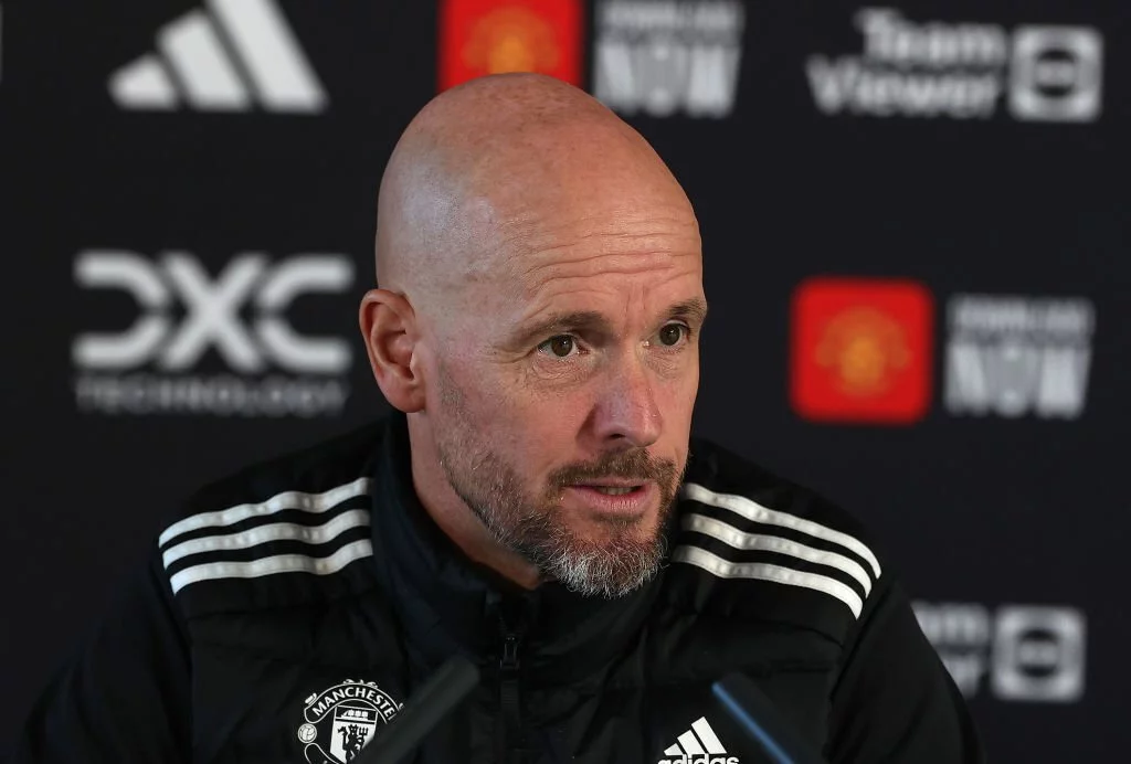 Eric ten Hag before the match with Crystal Palace Eric ten Hag before the match with Crystal Palace