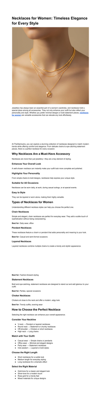 Necklaces for Women (1)