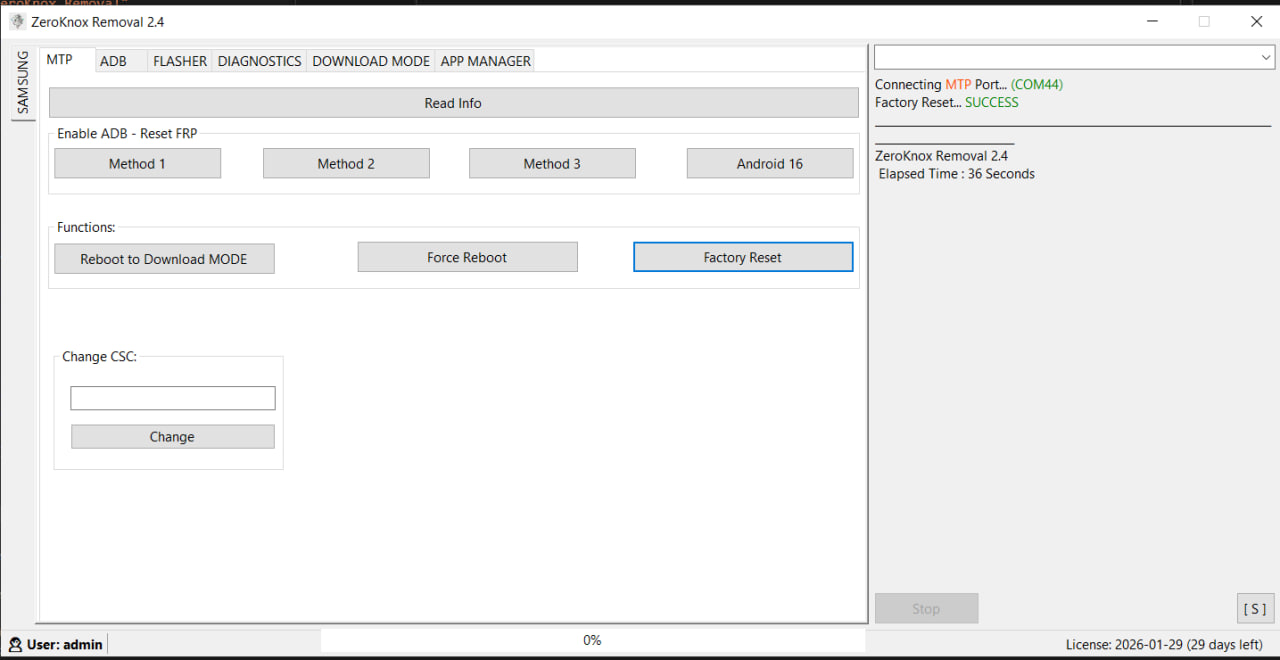 Zeroknox Removal Apk screenshot 1
