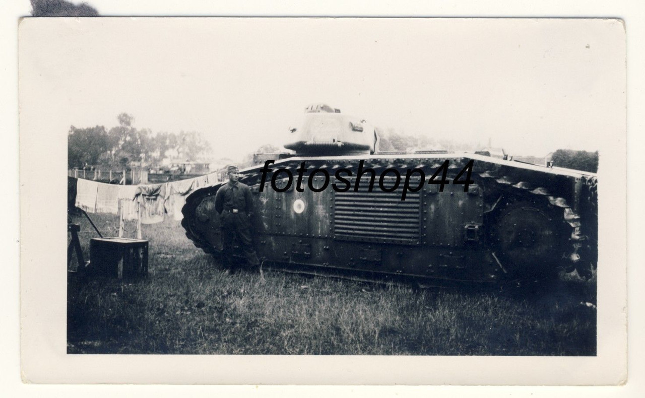 französischer Panzer CharB Beute Panzerregiment 