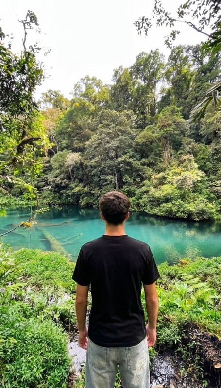 Remera en la monta&ntilde;a