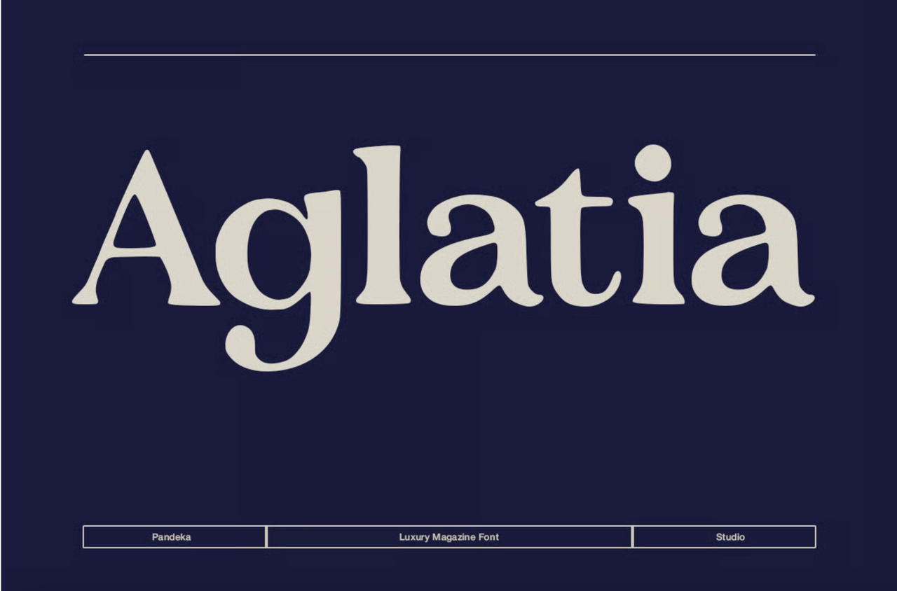 Luxury Magazine Serif - Aglatia