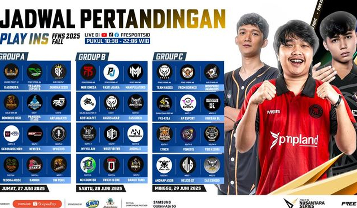 FFNS 2025 Fall Resmi Dimulai! 36 Tim Bertarung Sengit Menuju Grand Final!