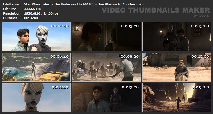 Star Wars Tales of the Underworld - S01E03 - One Warrior to Another.mkv