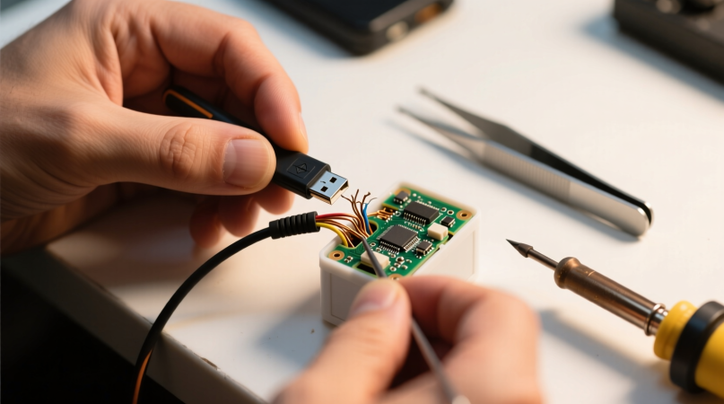 Ремонт USB-зарядки мелких гаджетов