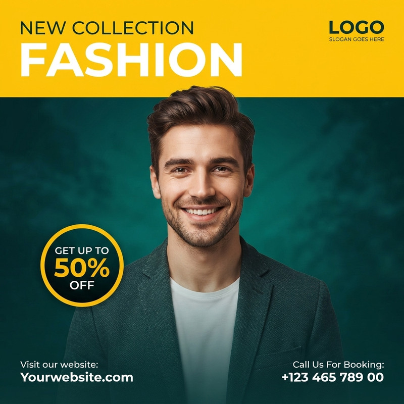 AI-generated example result for the marketing prompt: High-Energy Fashion Sale Social Media Post by Prompt Craft