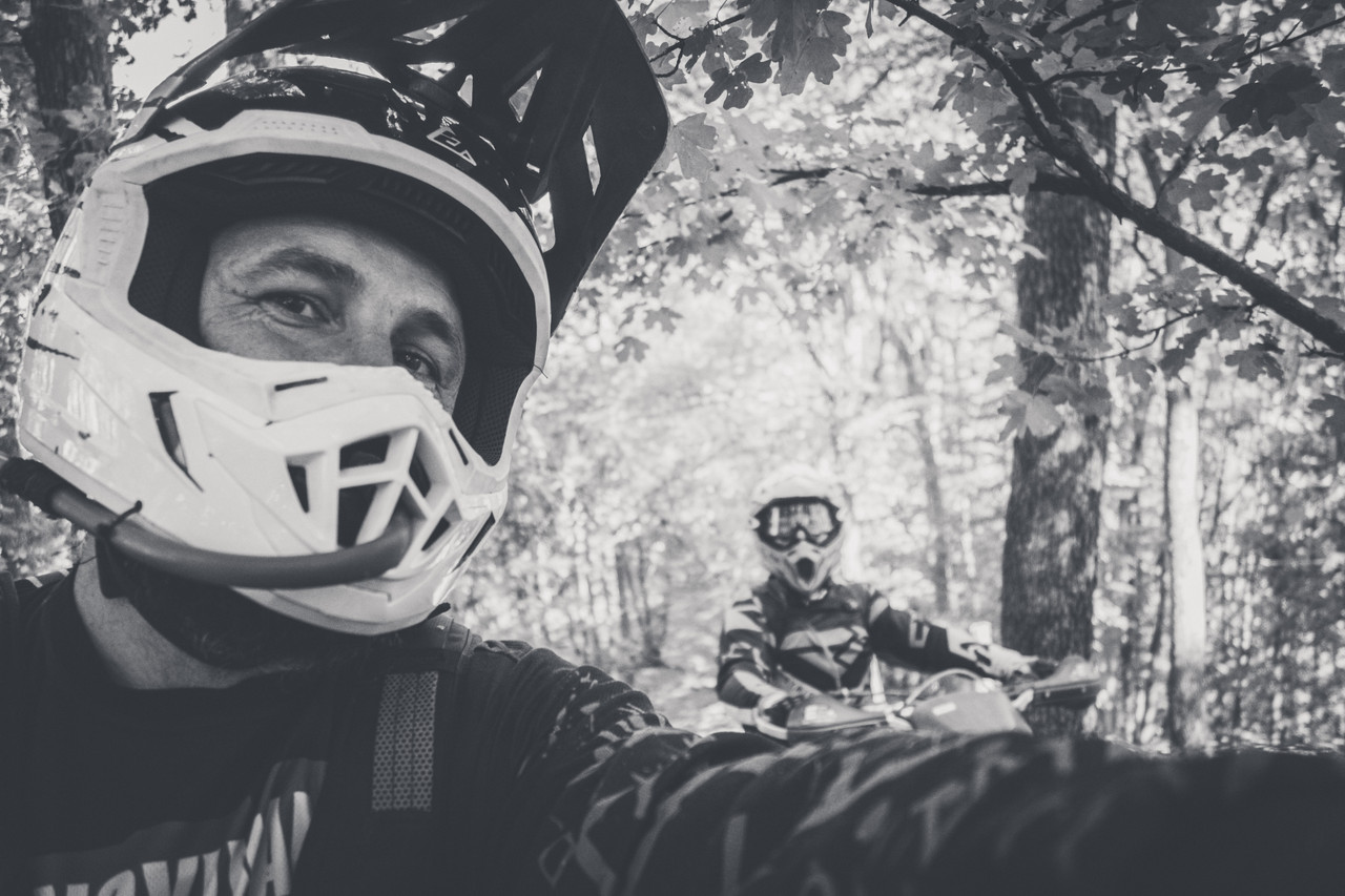 Riders enjoying the trail