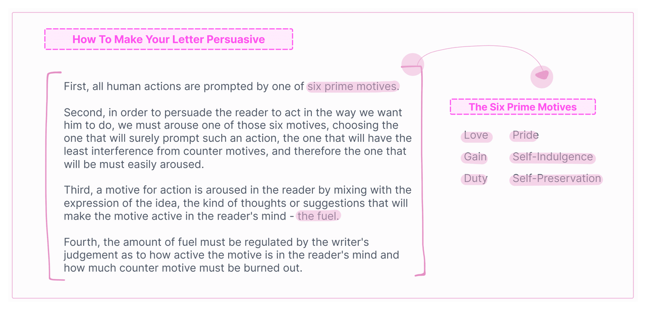 To persuade effectively, you must understand what motivates people.