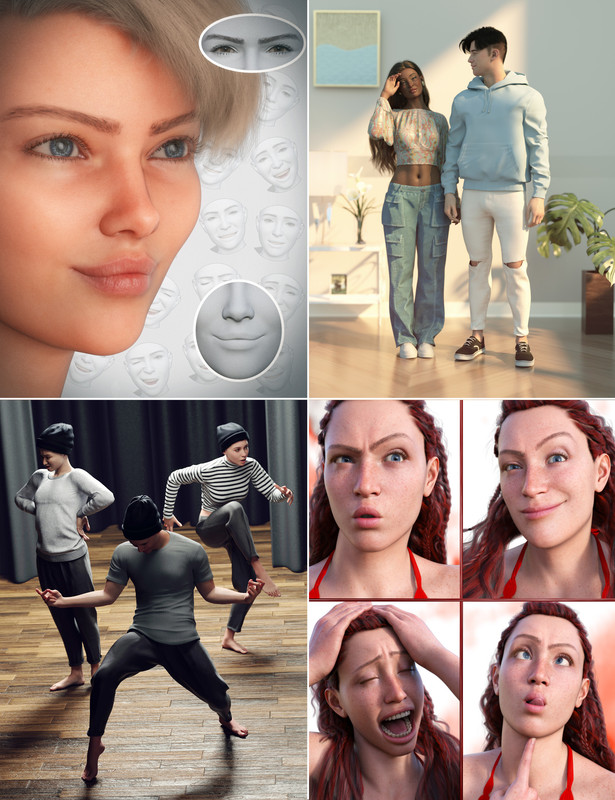 Essential Pose and Expressions Bundle