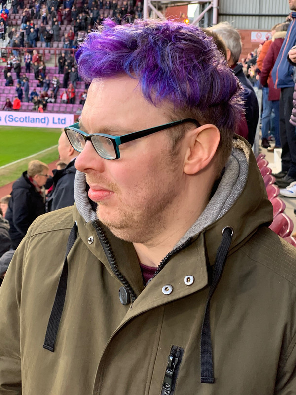 My new purple hair look. E8-DE34-B1-B236-4-D2-D-AC49-83-BBE1-ABB4-E0