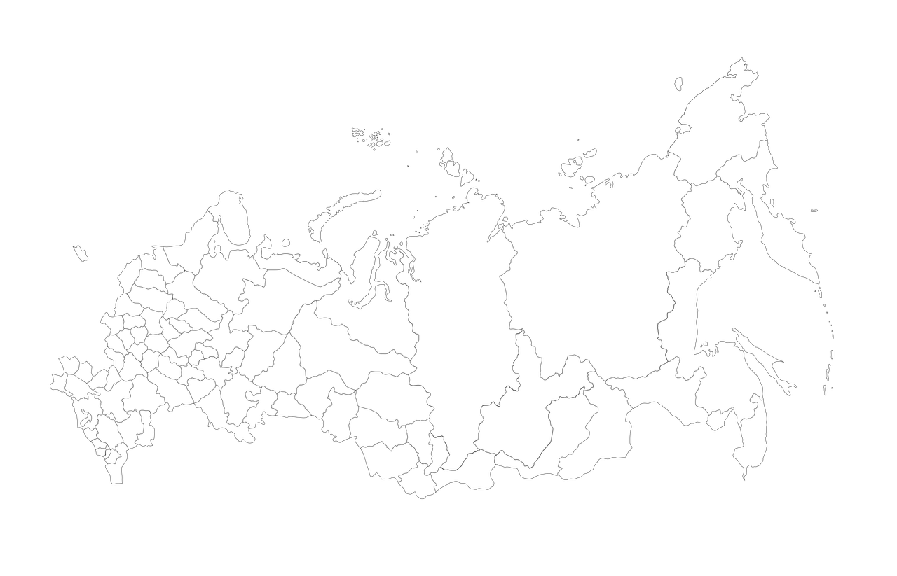 Карта России с городами присутствия