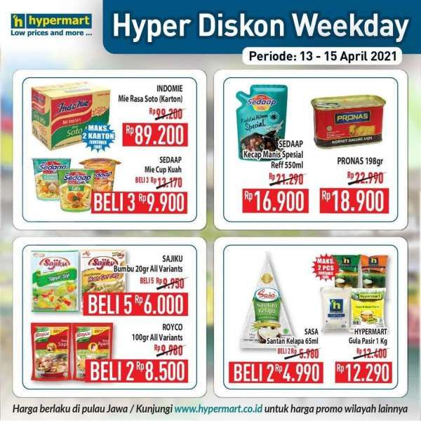 Katalog Promo Hypermnart 13-15 April 2021
