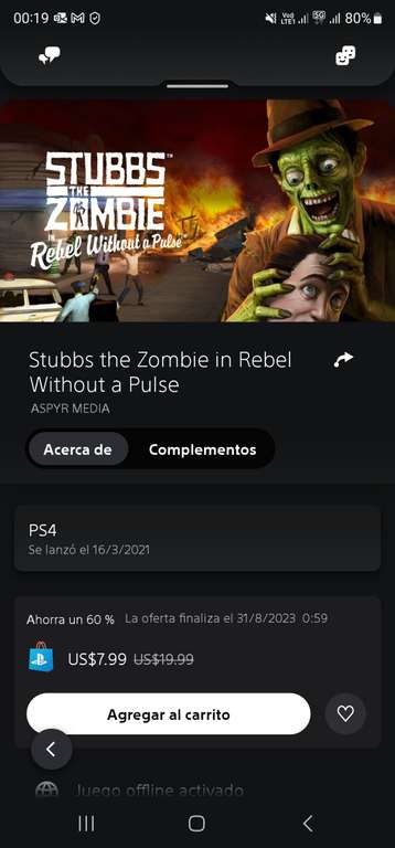 PlayStation Store: Stubbs the Zombie in Rebel Without a Pulse 
