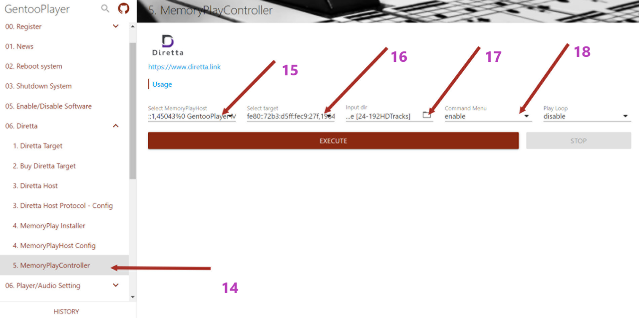 Selection Pc Host   Target Diretta   Répertoire Musical  2024-08-29 180700