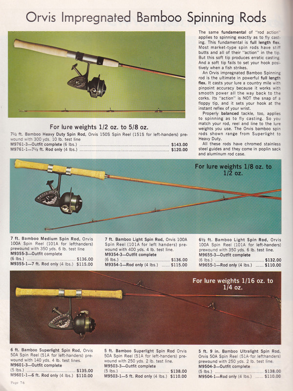 Catalog - 1972 Christmas page 76 (Spinning Rods)