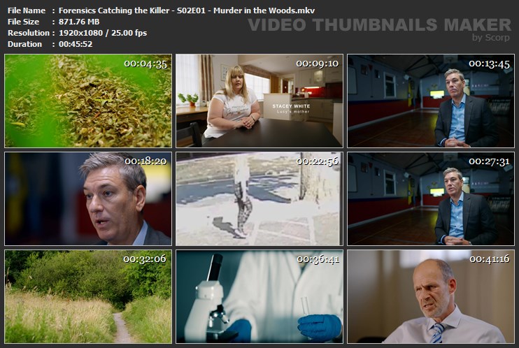 Forensics Catching the Killer - S02E01 - Murder in the Woods.mkv