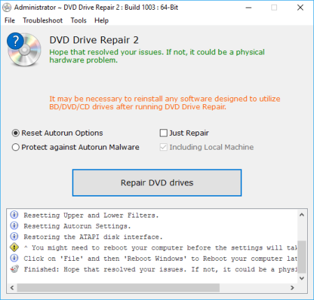 DVD Drive Repair 2.2.2.1125 Multilingual