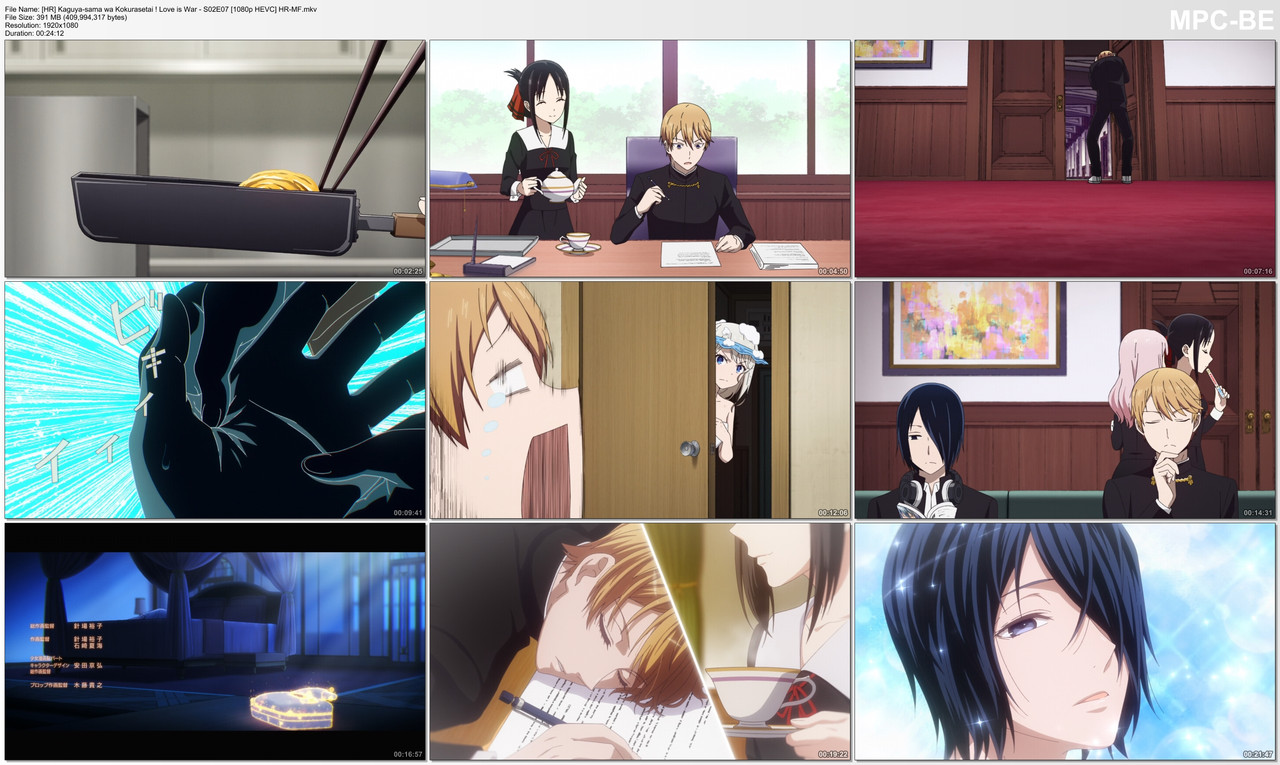 [HR] Kaguya-sama wa Kokurasetai ! Love is War - S02E07 [1080p HEVC] HR-MF.mkv_thumbs