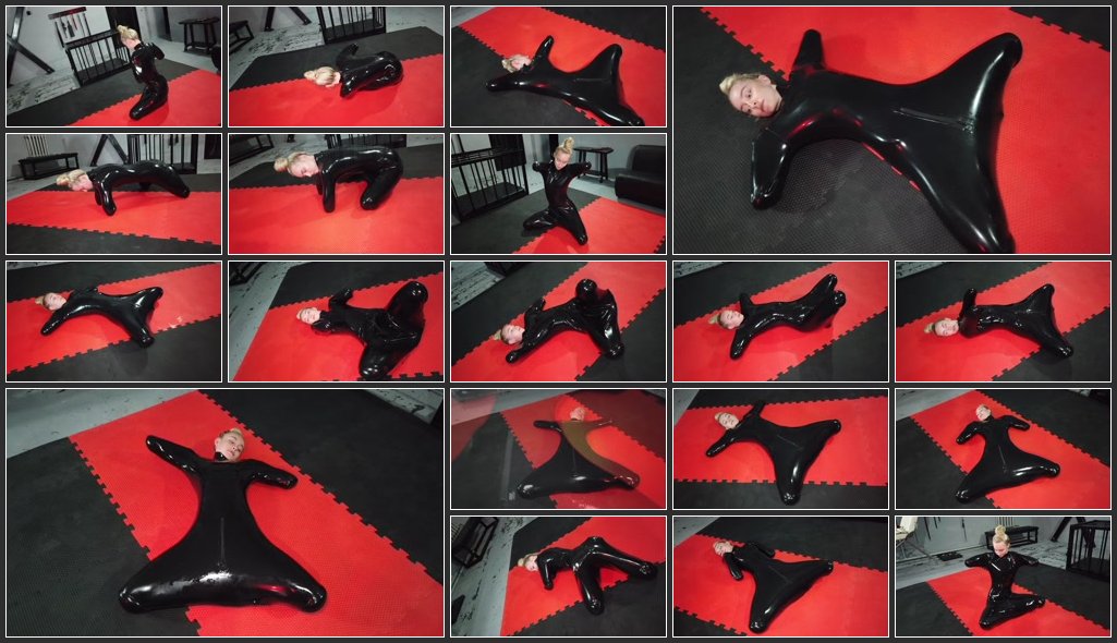 Yana - Latex Buterfly Suit Part 1