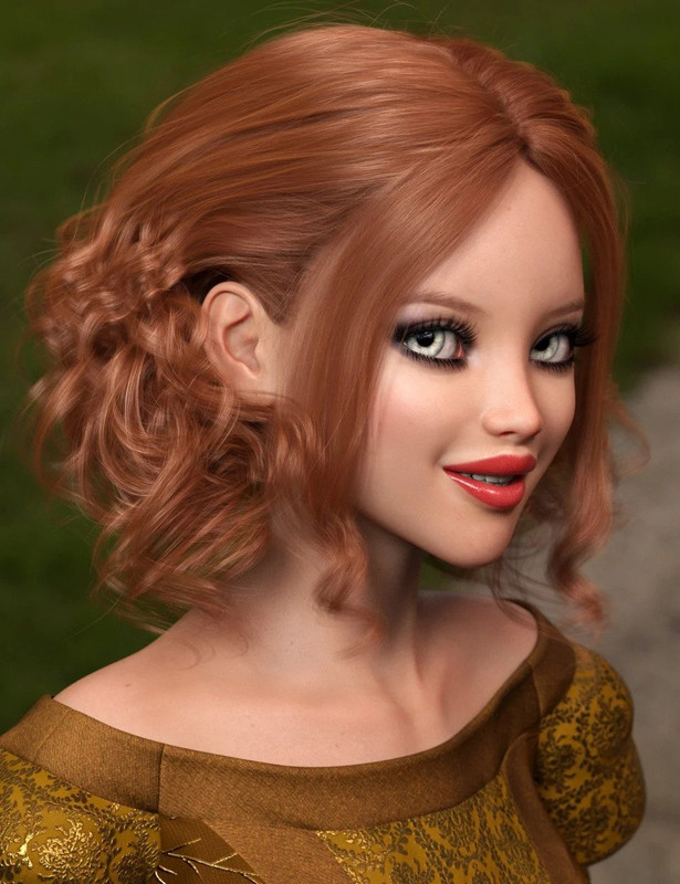 Bendine Hair for Genesis 3 and 8 Female(s)