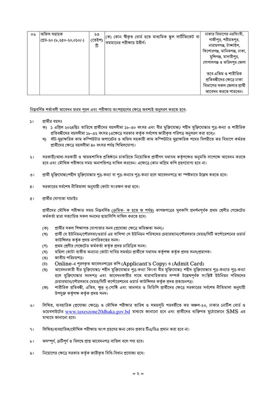 Taxes-Zone-20-Dhaka-Job-Circular-2024-PDF-2