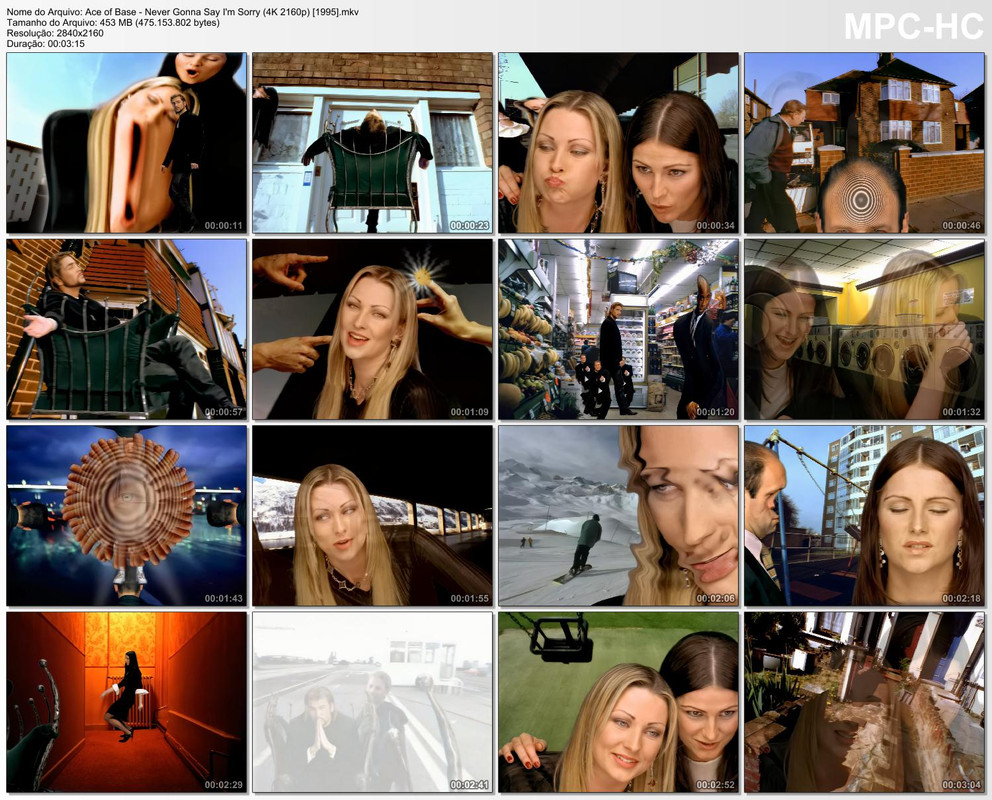 Ace of Base - Never Gonna Say I'm Sorry (Official Music Video 4K 2160p) [1995]