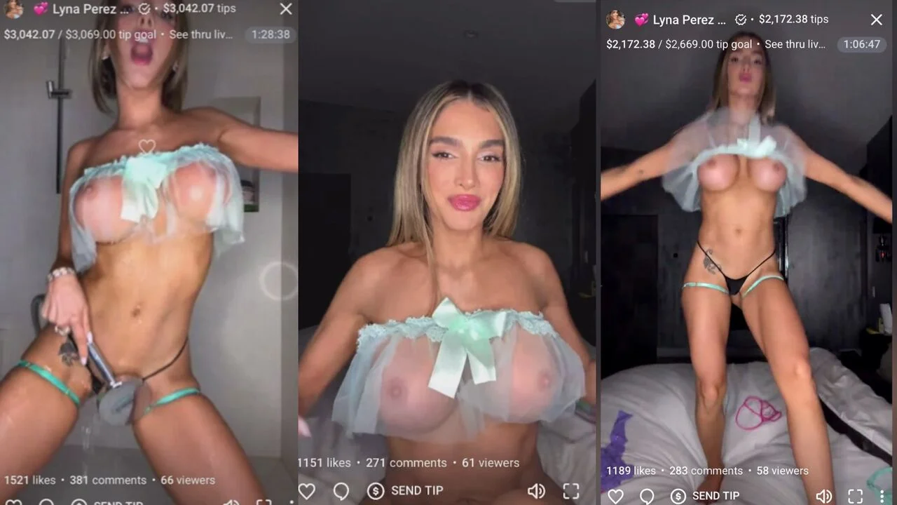 Lyna Perez Bare Tits Livestream Video Leaked