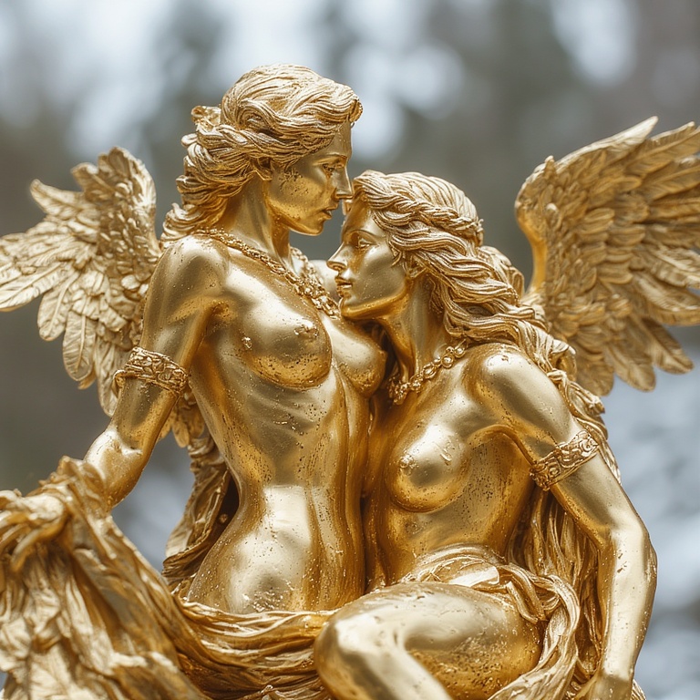 A-Gold-sculpture-naked-nude-fu-23