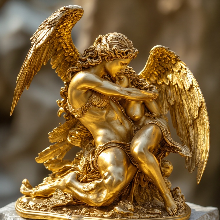 A-Gold-sculpture-naked-nude-fu-18