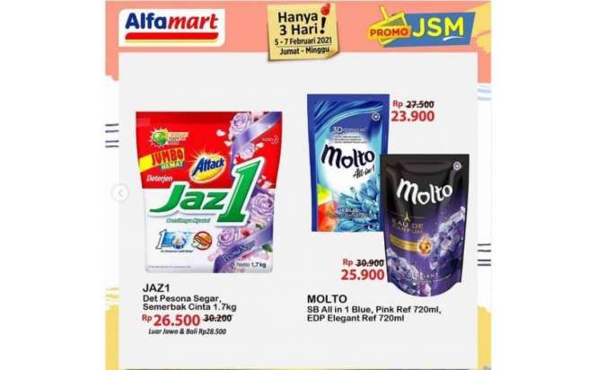 Katalog Promo JSM Alfamart 5-7 Februari 2021