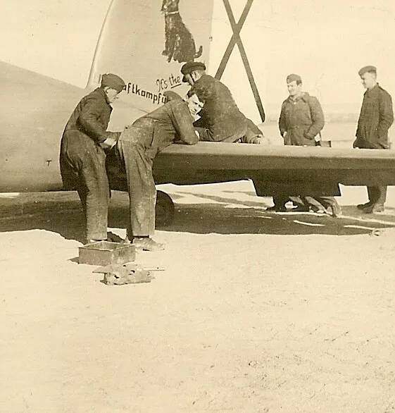 RARE! Luftwaffe LEGION CONDOR Heinkel He-111 Bombers Bombing Target (#2)!!!-- (2)