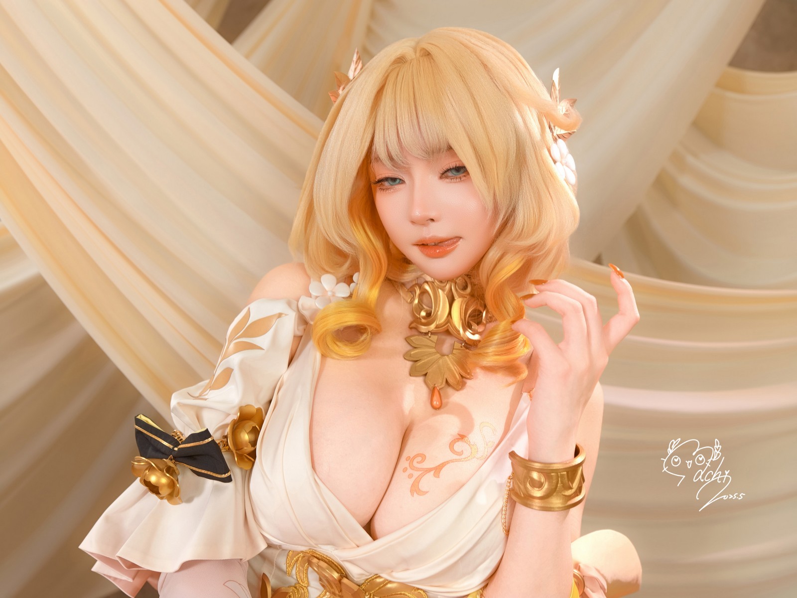 Machi马吉 Aglaea 角色写真集｜高质量Cosplay高清图包（106P-173.3M）插图4